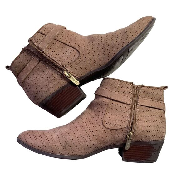 Circus by Sam Edelman Ankle Boots WOMEN'S Size 8.5 Brown Suede Leather 8 1/2 - Picture 2 of 16